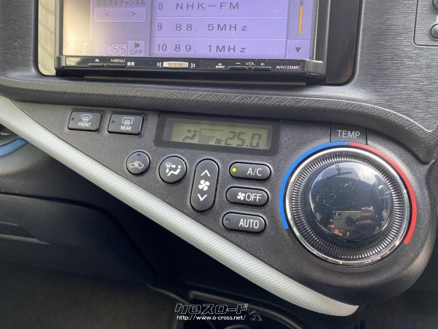 フルオートエアコン機能。設定した温度にあわせて風量や吹き出し口を自動で切り替えてくれるすぐれ物です。 トヨタ アクア