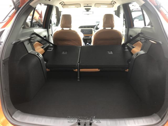 40:60分割の後席背もたれをすべて倒すとにかく広い!! 日産 キックス