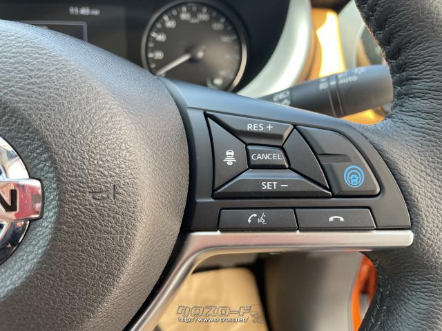 プロパイロット搭載。高速道路同一車線内走行時に、ステアリング、アクセル、ブレーキ操作をクルマがサポート。ドライバーの負担を軽減します。最初はドキドキですが、慣れれば楽ちん♪ 日産 キックス