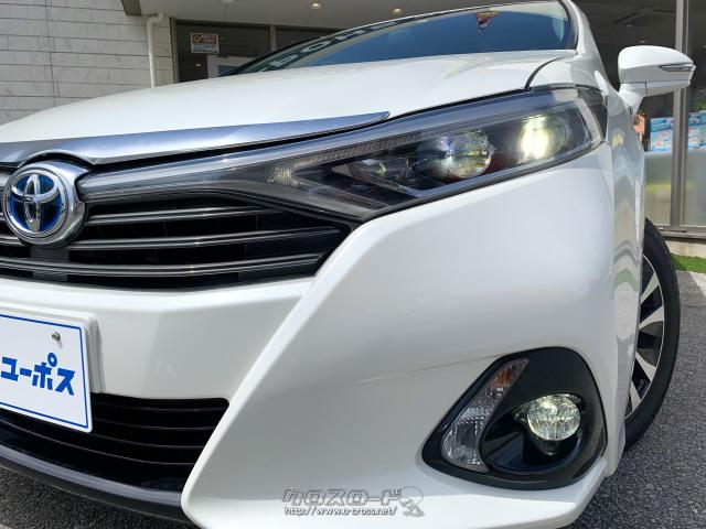 ほぼ車両の全幅をカバーする超ワイドサイズヘッドランプを採用し、精悍で前を見据えるような鋭い目つきのデザイン。 トヨタ SAI