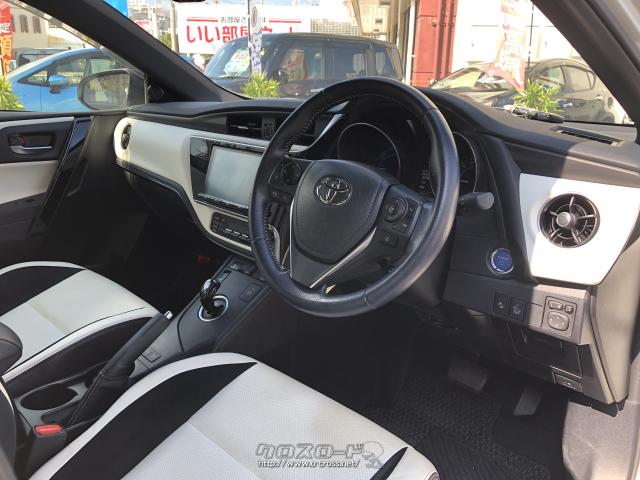 開口が大きく乗り降りもしやすい。 トヨタ オーリス