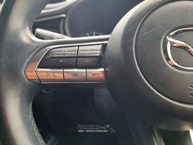 ハンドル左でオーディオ操作が可能 マツダ CX-30
