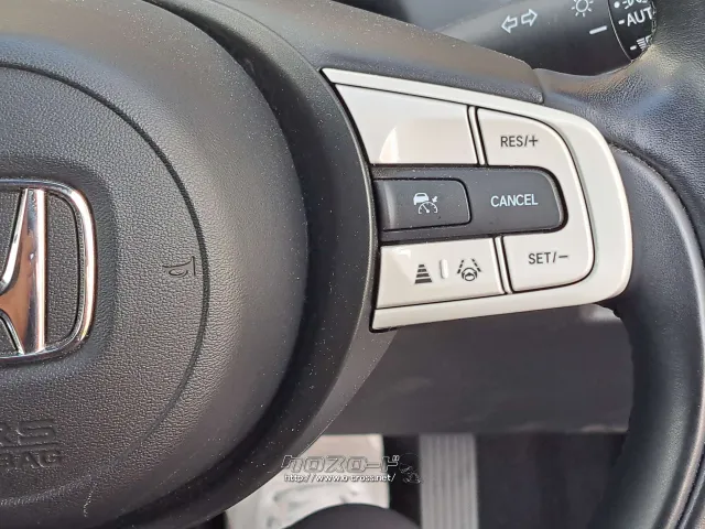 右側にはレーダークルーズコントロールの操作スイッチが配置されています。 ホンダ フィット