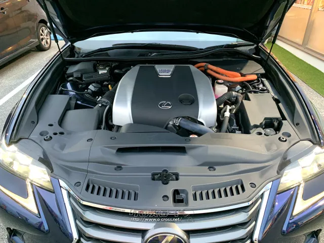 V型6気筒DOHC+モーター 最高出力295ps(217kW)/6000rpm レクサス GSハイブリッド