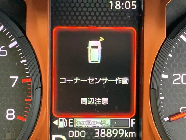 コーナーセンサー検知モニター ダイハツ タフト