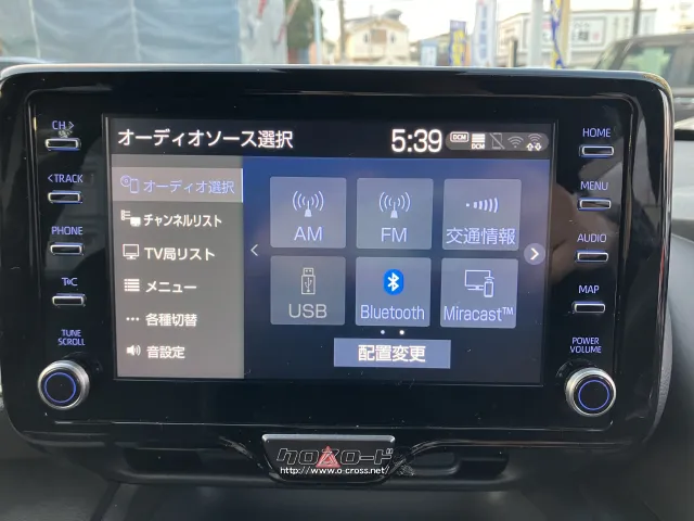 Bluetoothやミラーキャスト機能付き。 トヨタ ヤリスクロス