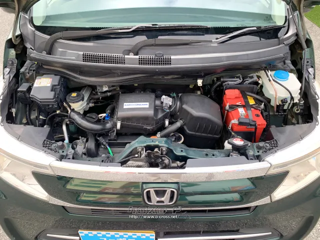 最高出力58ps(43kW)/7300rpm水冷直列3気筒DOHC12バルブ ホンダ N-WGN