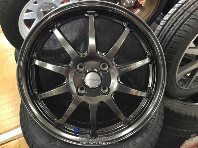 ホイール・タイヤ・16インチ新品クロススピードCR10(DBK)新品タイヤ4本 