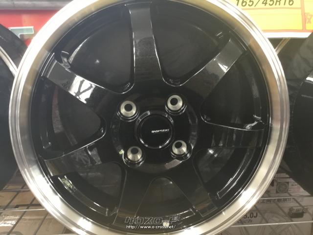 ホイール・タイヤ・15インチ GスピードP-03(ブラック/リムP)新品タイヤ