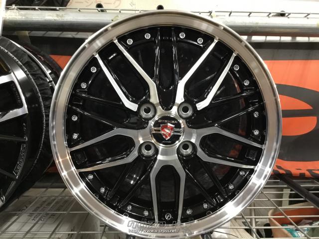 ホイール・タイヤ・15インチ シュタイナーLMX(ブラポリ)新品タイヤ4本 