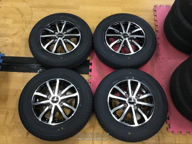 ホイール・タイヤ・美品!!エヴァンス(ブラポリ)12インチ新品タイヤ4本 
