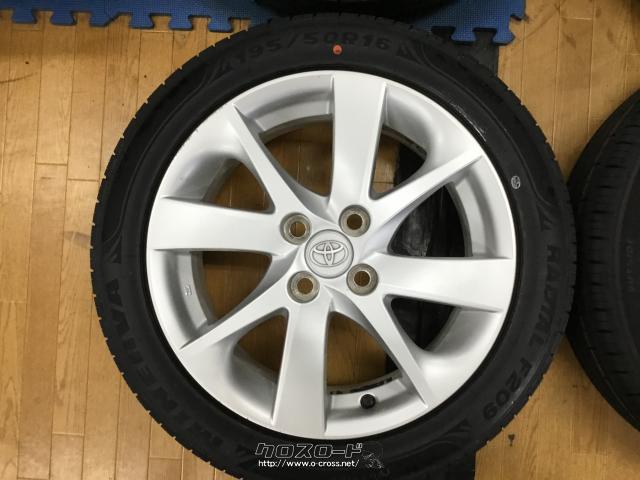 ホイール・タイヤ・トヨタ アクア純正ホイール 16インチ 新品タイヤ4本
