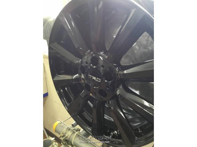 ホイール・タイヤ・未使用品!! TRD TF6 (ブラックマイカ) 18インチ