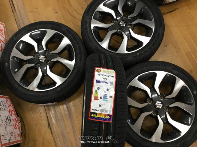 ホイール・タイヤ・スズキ ソリオ純正 15インチ 新品タイヤ4本セット