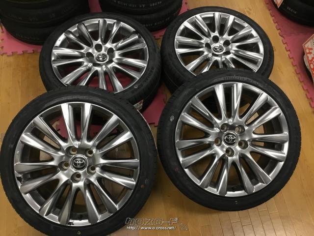 グラメゾン ④ トヨタ 純正 ハリアー 18インチ ホイール・タイヤ・トヨタ ハリアー純正 18インチ 海外製新品タイヤ4本