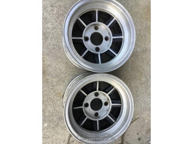 ホイール・旧車 ハヤシレーシング 13インチ 7J+6 114.3 2本セット!・ご