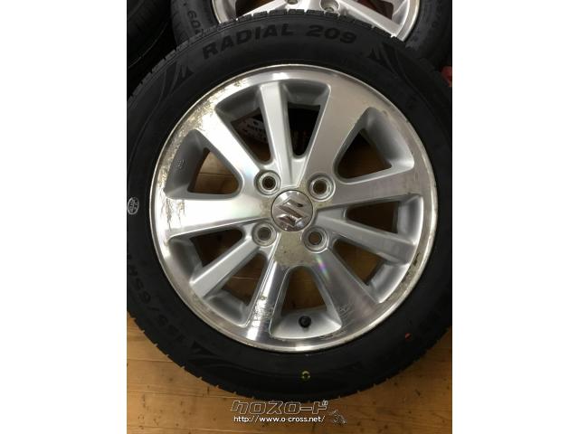 ホイール・タイヤ・スズキ純正ホイール 14インチ 新品タイヤ4本セット