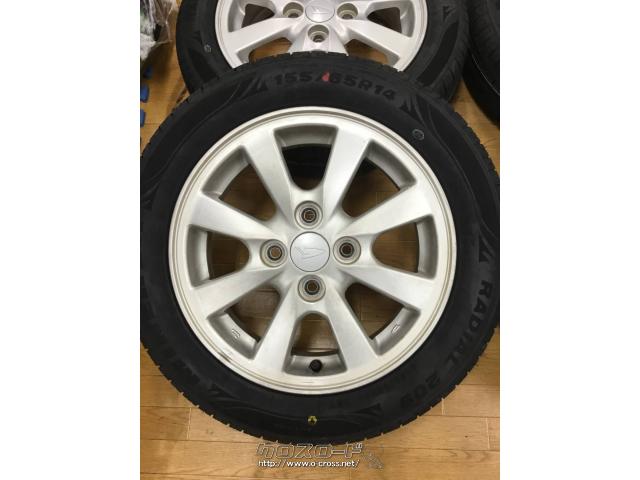 ホイール・タイヤ・中古ダイハツ純正ホイール14インチ 新品タイヤ4本
