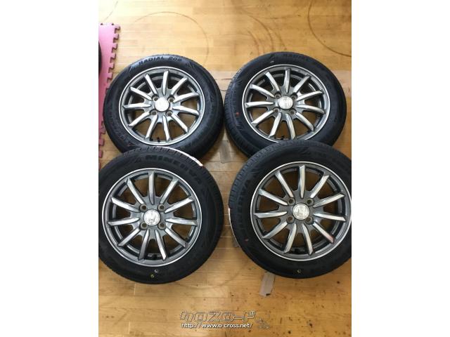 【美品 その２】ホンダNワゴン純正155/65/R14タイヤホイールセット HONDA (ホンダ) N-WGN (Nワゴン) 純正 14×4.5J(+40)PCD100-4H