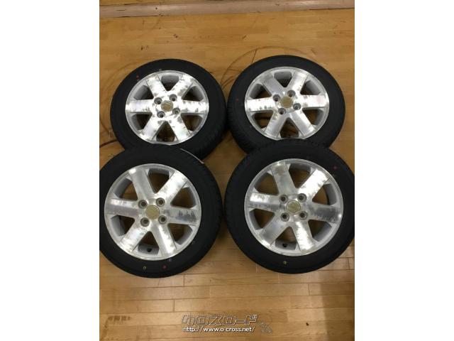 1⃣155⁄65R14、BSスタッドレス＆スチールホイール、分割の2本、送料共