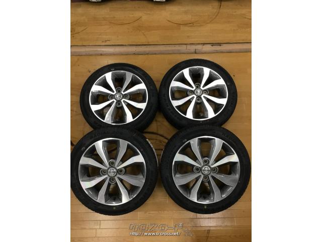 ホイール・タイヤ・美品!日産純正中古ホイール15インチ 新品タイヤ 