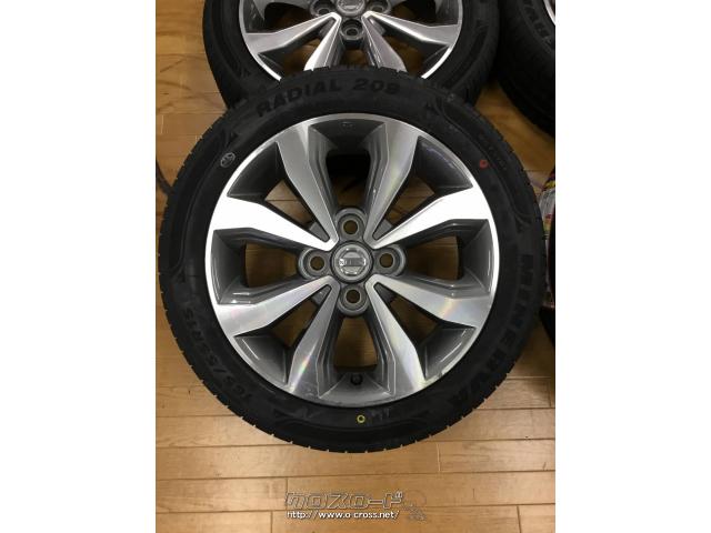 ホイール・タイヤ・美品!日産純正中古ホイール15インチ 新品タイヤ 