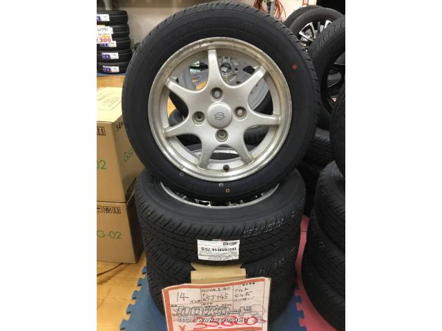 ホイール・タイヤ・スズキアルト純正 14インチ 中古ホイール 新品