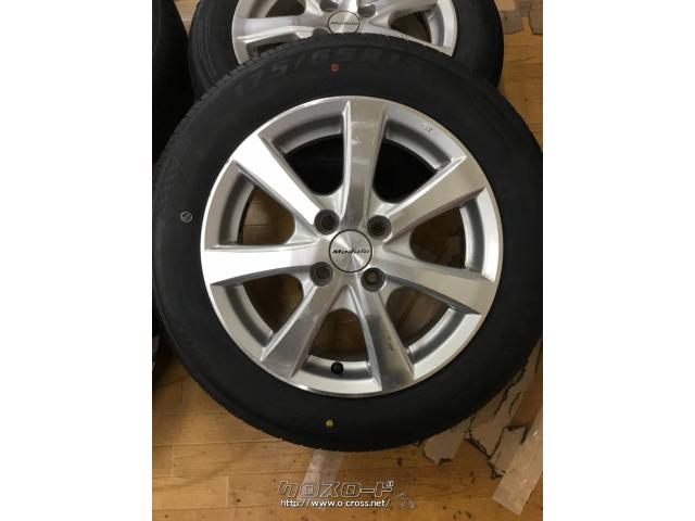 ホイール・タイヤ・モデューロ15インチ中古ホイール 新品タイヤセット 