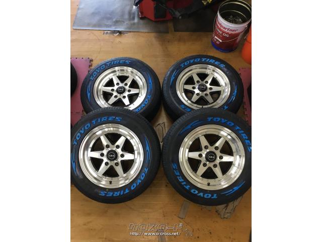 ホイール・タイヤ・中古社外アルミホイール16インチ 新品タイヤセット 