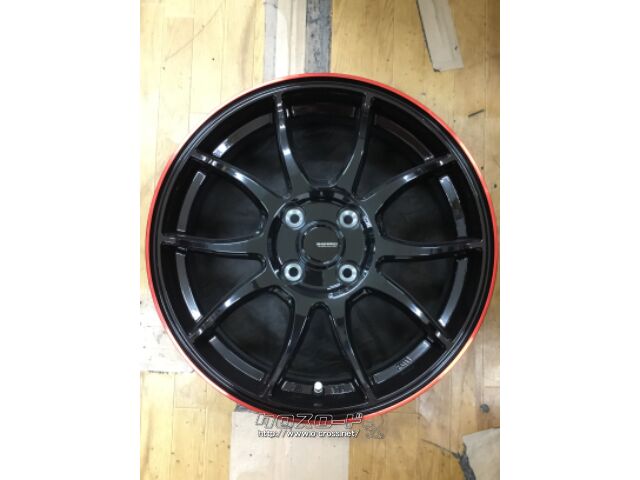 ホイール・タイヤ GスピードP-06 (BK/RED) 16インチ 新品タイヤセット!!