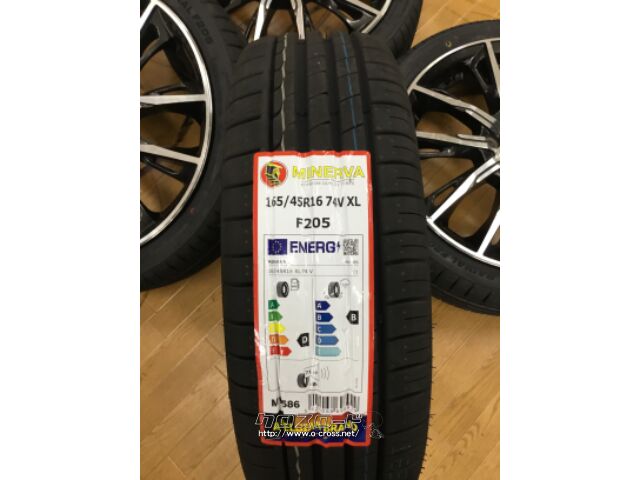 ホイール・タイヤ・ブロッケンホイール中古16インチ 新品タイヤ