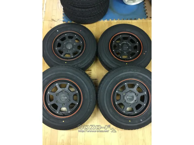 ホイール・タイヤ 中古ホイール プロポーターX15インチ 新品タイヤセット!!