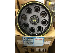 ホイール・タイヤ・PPX MIL-8(BK/Y) 17インチ 新品タイヤ4本セット