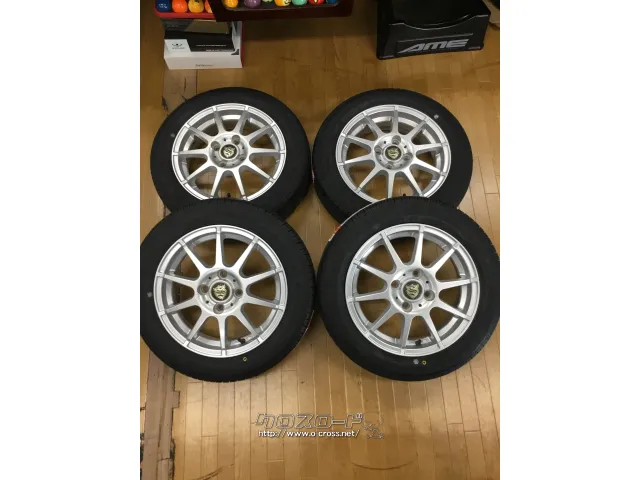 ホイール・タイヤ 中古社外アルミ14インチ 新品タイヤセット!!