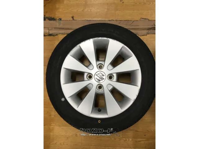 ホイール・タイヤ 中古スズキ純正14インチホイール 新品タイヤセット!!