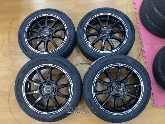 アローネコラソン15インチアルミセット ホイール・タイヤ・アネーロ コラソン 15インチ 新品タイヤ4本セット