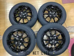 ホイール・タイヤ Gスピード G-06(MBK) 14インチ 新品タイヤ4本セット！！