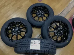 ホイール・タイヤ Gスピード G-06(MBK) 14インチ 新品タイヤ4本セット！！