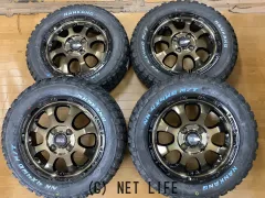 ホイール・タイヤ マッドクロス　グレイス(ブロンズクリア)　14インチ 新品タイヤ4本セット！！