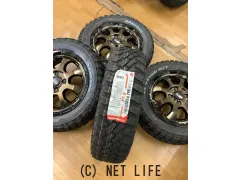 ホイール・タイヤ マッドクロス グレイス(ブロンズクリア) 14インチ 新品タイヤ4本セット!!
