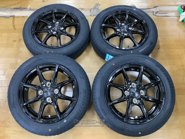 ホイール・タイヤ・ザインEK(ブラック) 14インチ 新品タイヤ4本セット
