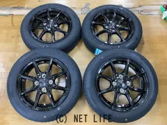 ホイール・タイヤ・ザインEK(ブラック) 14インチ 新品タイヤ4本セット
