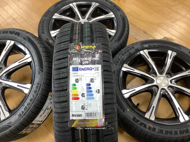 ホイール・タイヤ バルミナ 15インチ 新品タイヤ4本セット!!