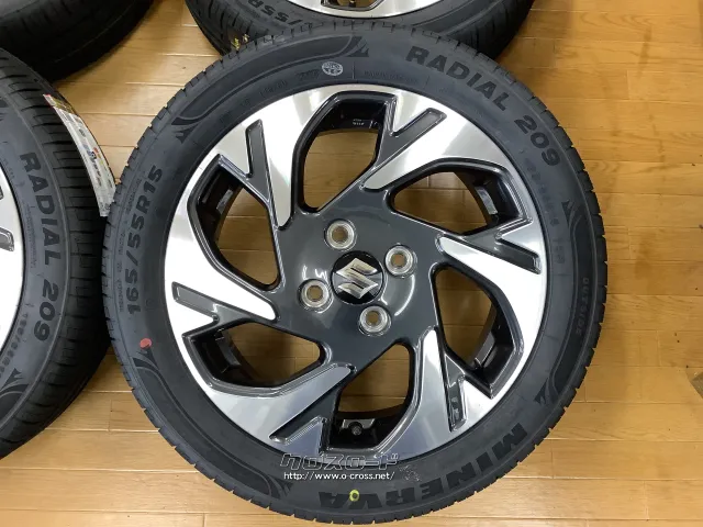 ホイール・タイヤ スペーシア純正 15インチ 新品タイヤ4本セット!!
