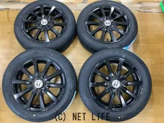 ホイール・タイヤ 中古社外ホイール　メーカー不明　新品タイヤ4本セット‼︎