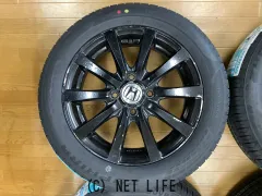 ホイール・タイヤ 中古社外ホイール　メーカー不明　新品タイヤ4本セット‼︎