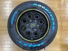ホイール・タイヤ PPX MIL-8 (BK/Y)16インチ 新品タイヤ4本セット!!