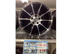 ホイール・タイヤ ガレルナ レフィーノ(B/P) 18インチ 新品タイヤ4本セット!!