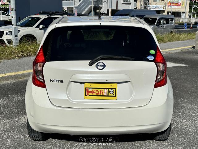 日産 NOTE ホワイト ハッチバック 日産 ノート X・2015(H27)年式・ブリリアントホワイトパール・1200cc