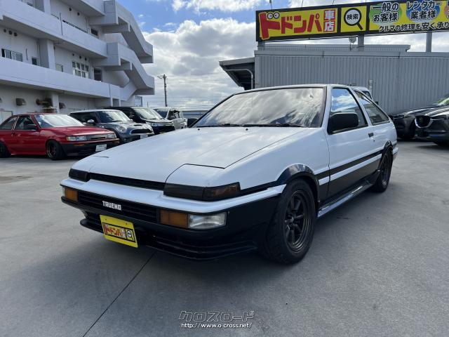 トヨタ スプリンタートレノ GT APEX・1986(S61)年式・白・1600cc・株式